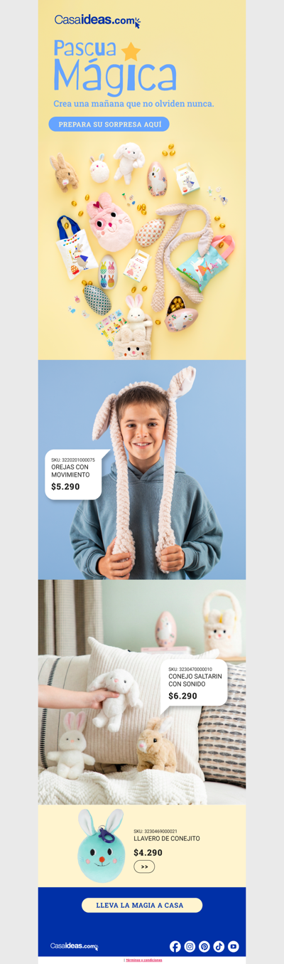 ¡Prepárate para una Pascua inolvidable! 🐰✨