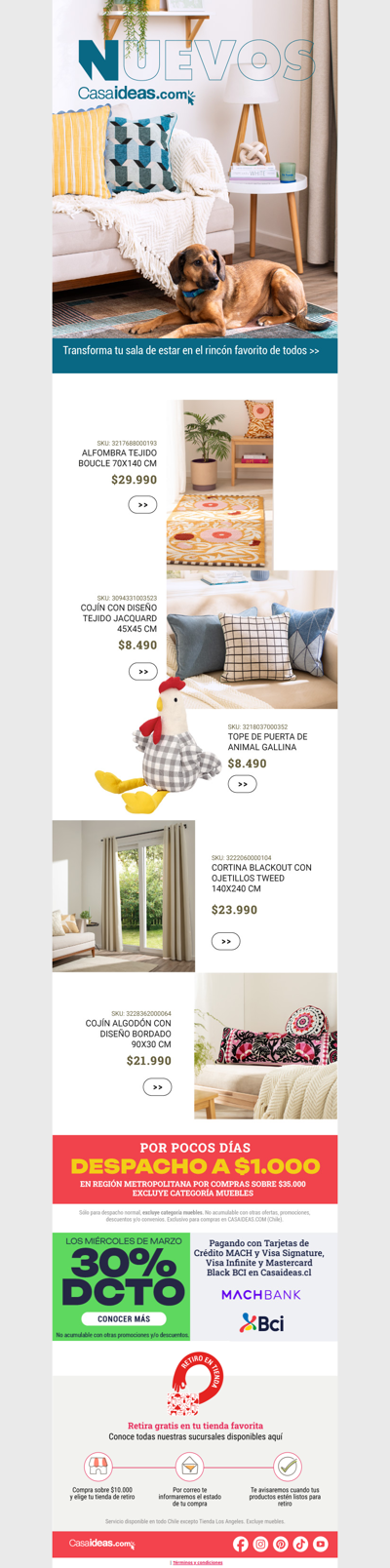 ¡Recién llegados! 🛋️ Lo nuevo para tu estar