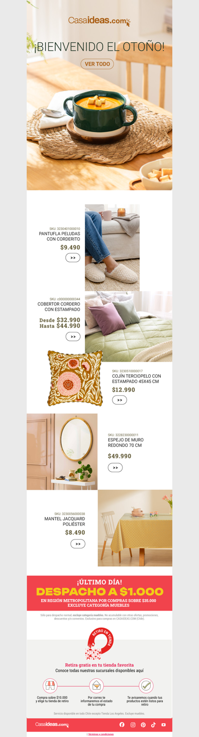 ¡El otoño llegó a tu casa! 🍂🏠