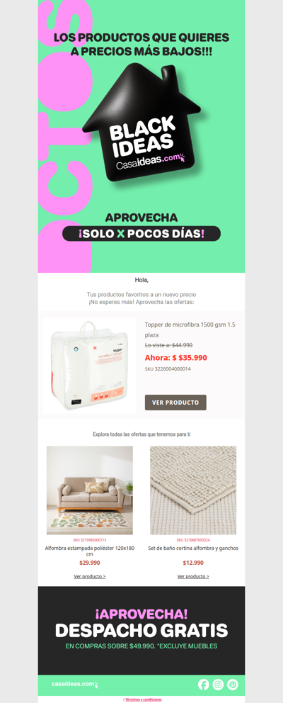 Hola , ¡Tus productos favoritos bajaron de precio! 👀🔥💸