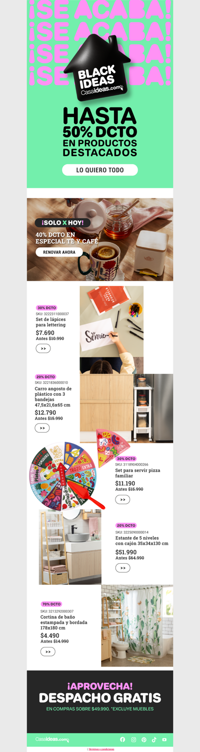 ¡Últimas unidades! Aprovecha las ofertas Black 💸👀❤️