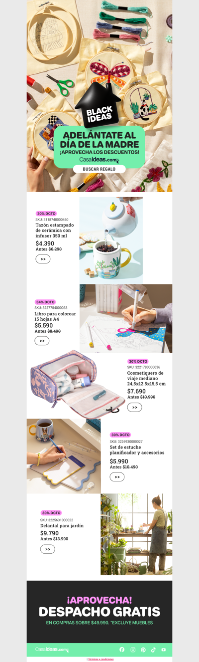 ¡Adelántate al Día de la Madre con el Blackideas! 🤱✨