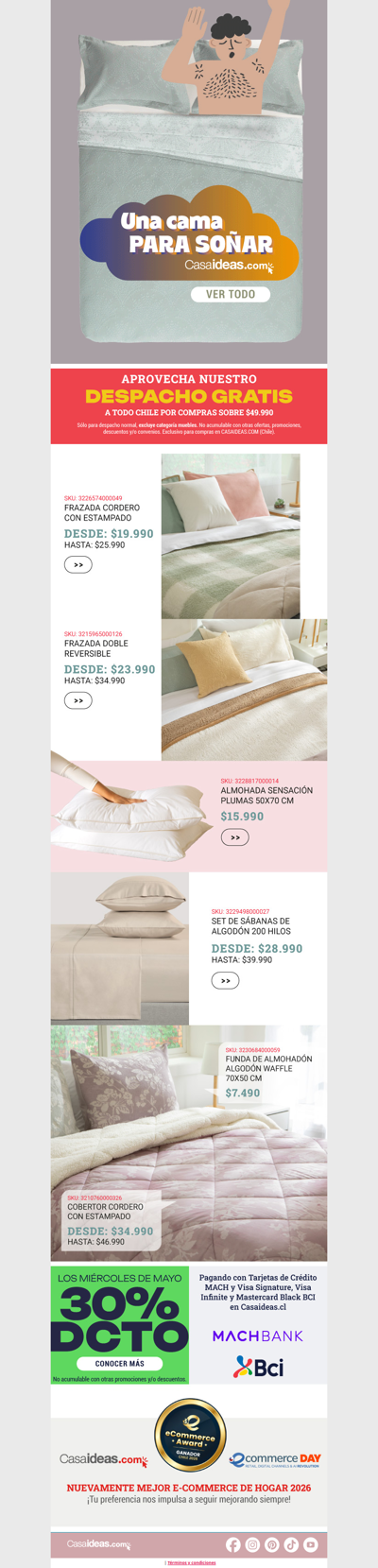 La excusa perfecta para renovar tu cama 😉🛍️