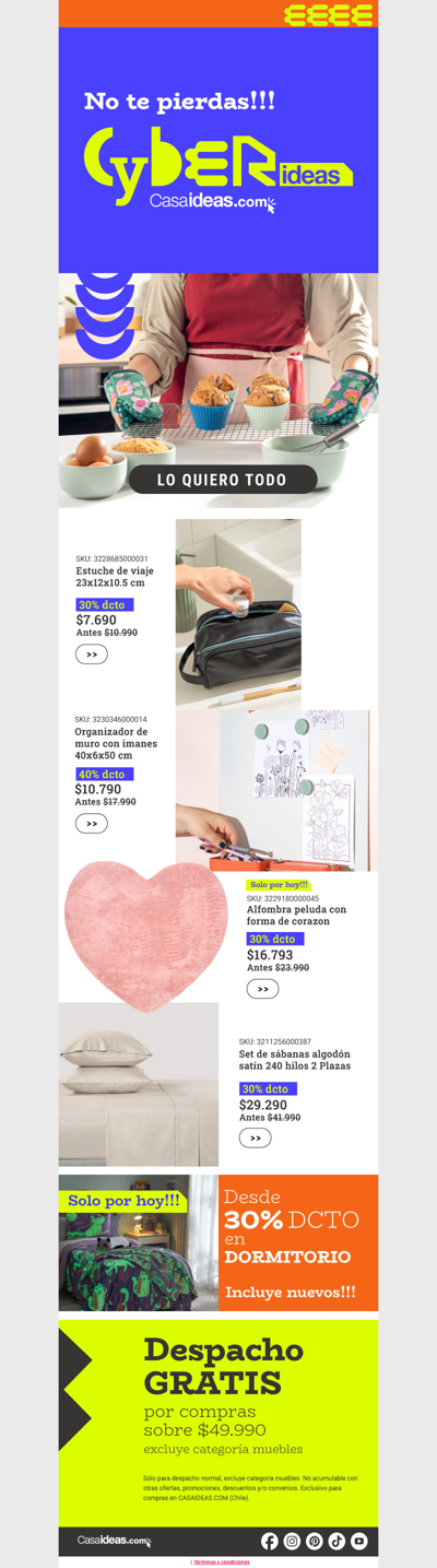 ¡Te encantarán estas ofertas Cyber! 😍 ¡No dejes que se acaben!