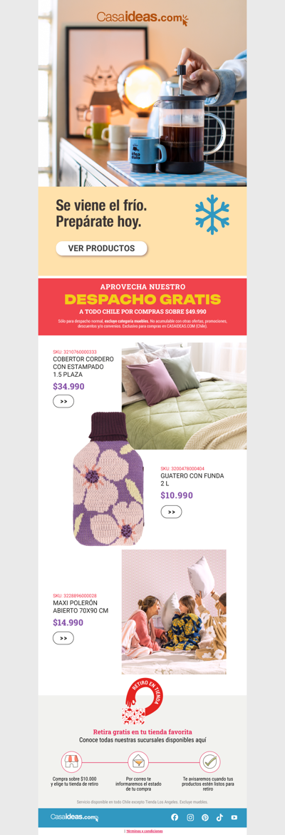Se viene el frío ❄️ ¡Prepárate para hibernar aquí!