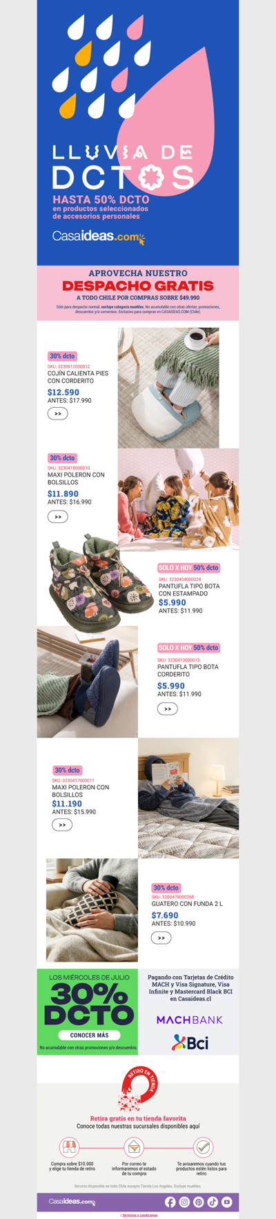 🌧️ ¡Lluvia de descuentos en accesorios personales!