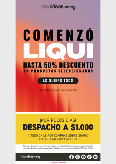 ¡COMENZÓ! 🖤 Llegó la Liquidación