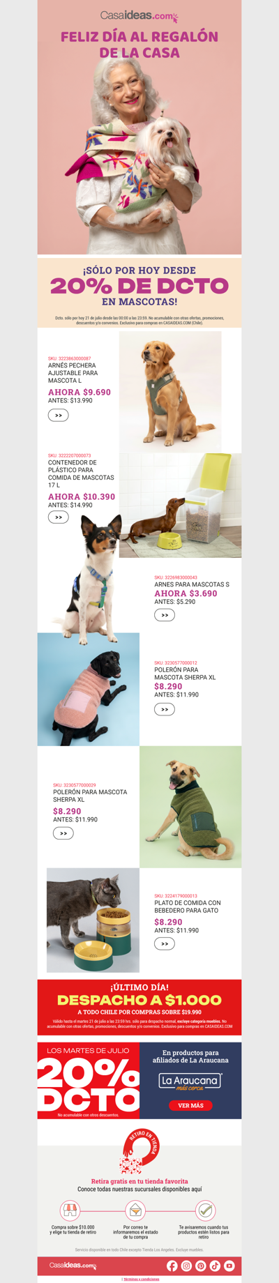 ¡Día del Perro en Casaideas! 🐶❤️