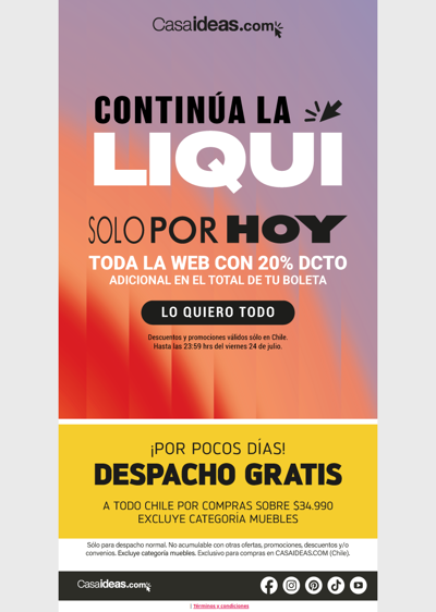 ⚡¡Descuento adicional solo x hoy!
