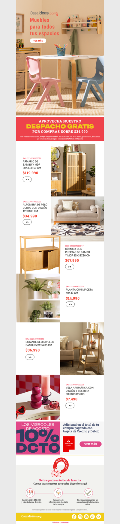 🛋️ Muebles pensados para todos tus espacios