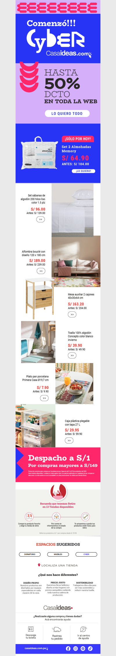 ¡Nos volvimos locos! Toda la web con descuentos en Cyber 🤩🔥💸