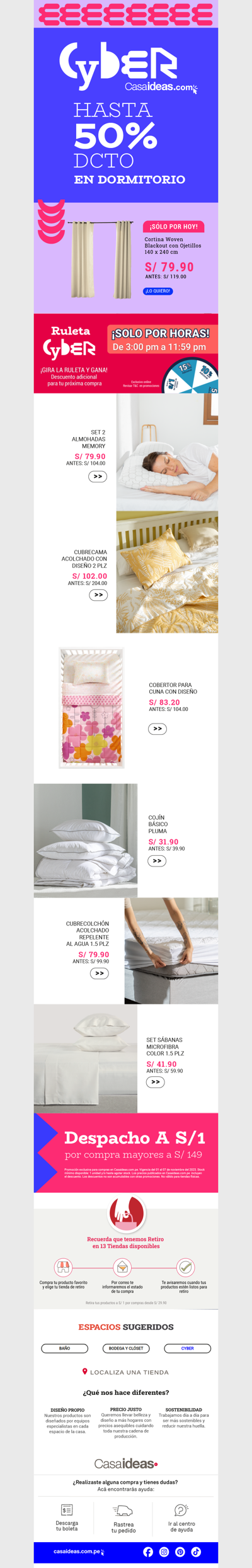 Te encantarán estas ofertas de Cyber en Dormitorio😍😍