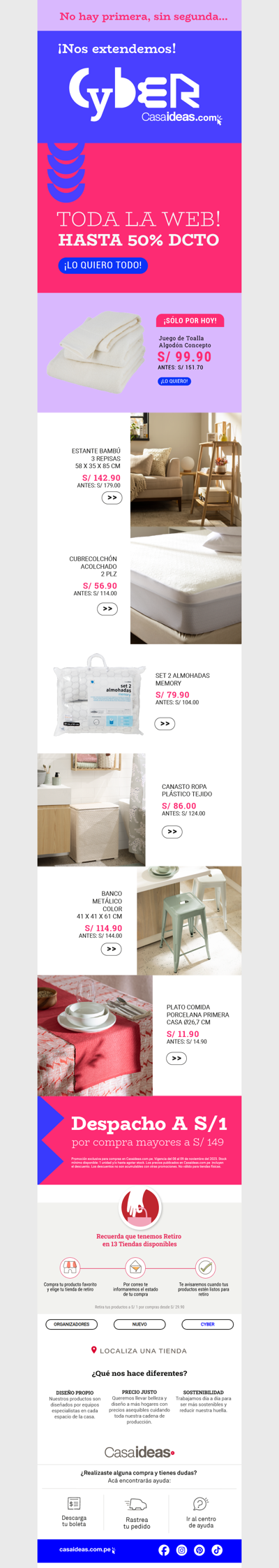 Vuelve a disfrutar nuestras ofertas de Cyber 😍🎉