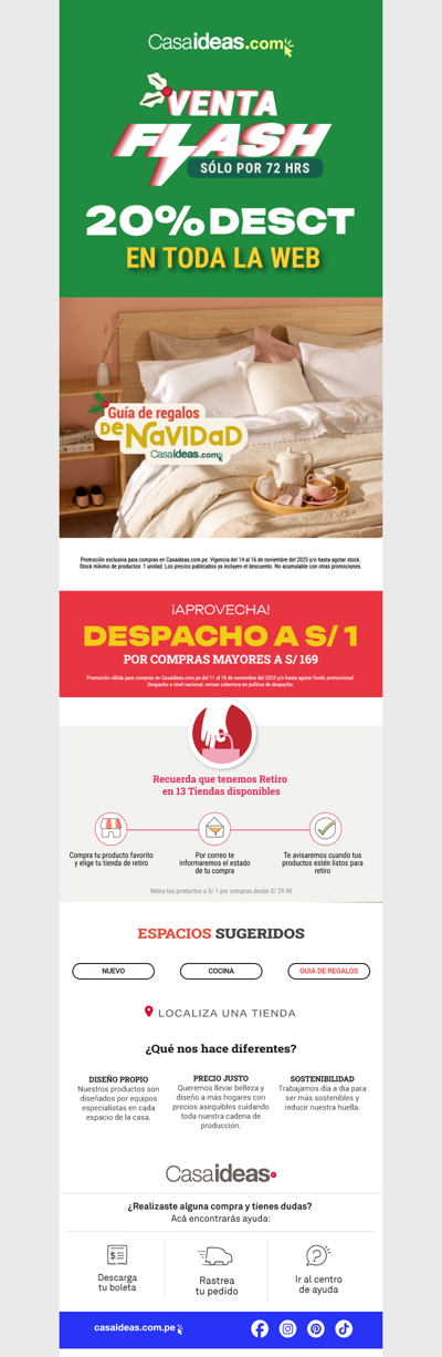 Venta Flash, toda la web con descuento 🤑👩‍💻