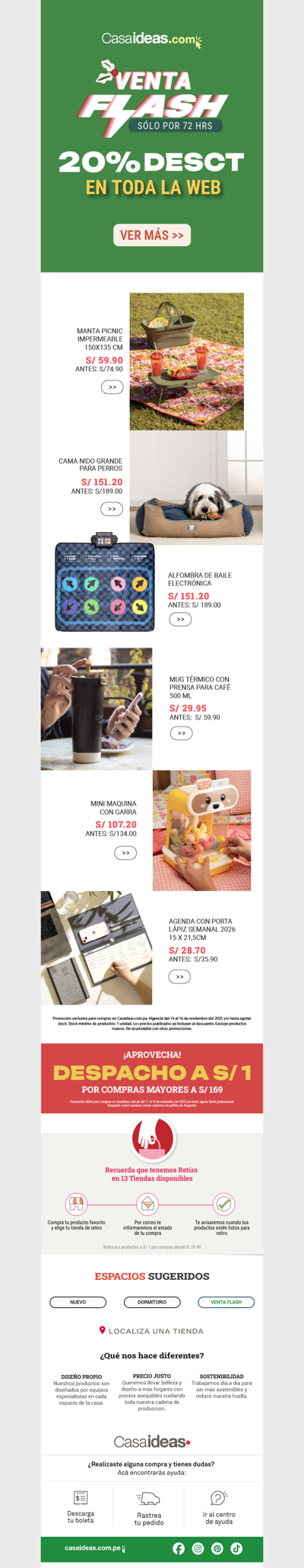 ¡Se acaba la Venta Flash! No lo dejes pasar 🏃🤑