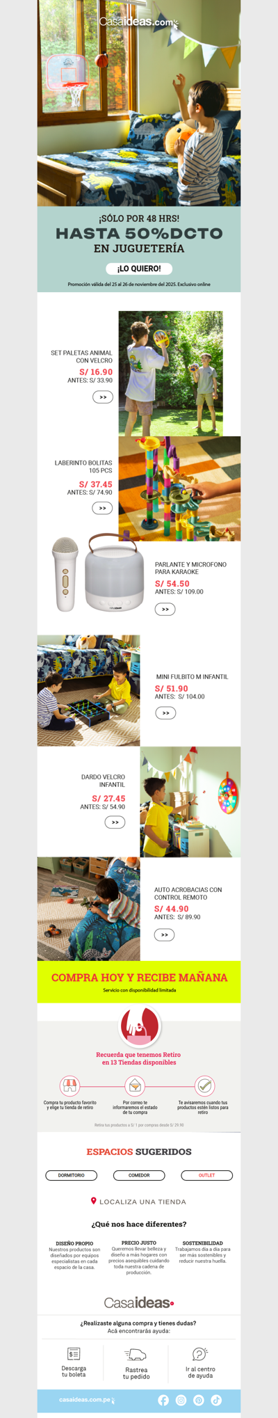 ¡Sus juguetes favoritos con descuento! 🎮💞