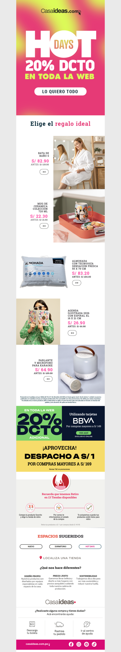 ¡No te quedes fuera del Hot Days! 👀💸 Todo el sitio con descuento