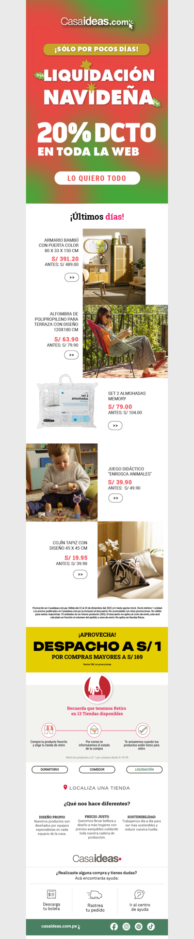 Quedan pocos días de la Liquidación Navideña 🎁🎄