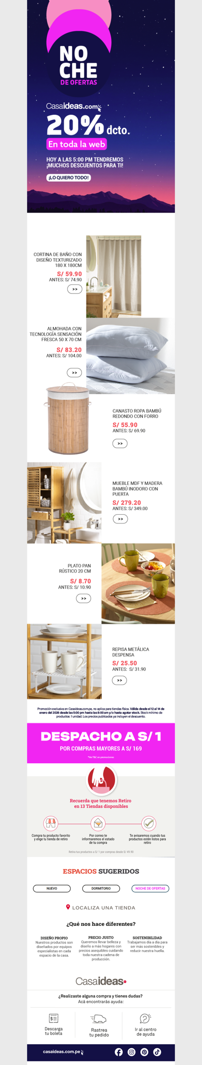 ¡Última Noche de ofertas! Toda la web con descuento🏃🏻‍♂️💸👀