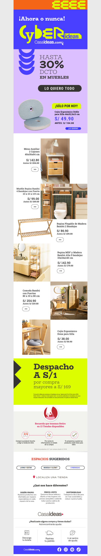 🏠 Tu casa merece muebles nuevos y CyberIdeas los tiene para ti 👀🎉🤑