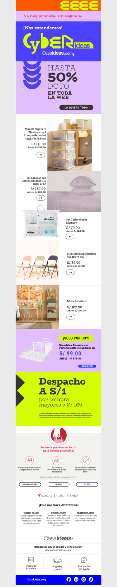 Vuelve a disfrutar nuestras ofertas de Cyber 😍🎉