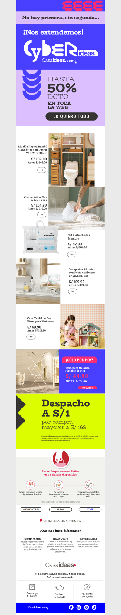 Vuelve a disfrutar nuestras ofertas de Cyber 😍🎉