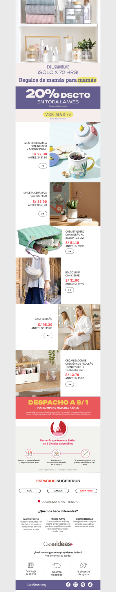 🎁 20% OFF en toda la web por mamá💖