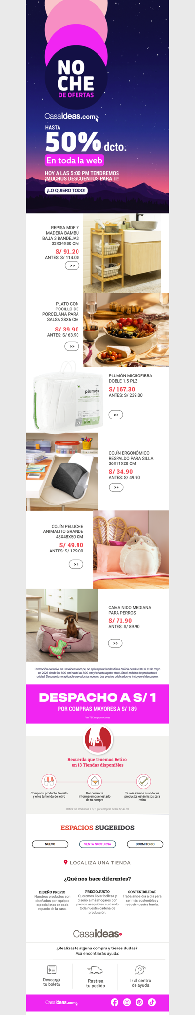 🌙Últimas horas: ¡Hasta 50% OFF esta noche en toda la web!