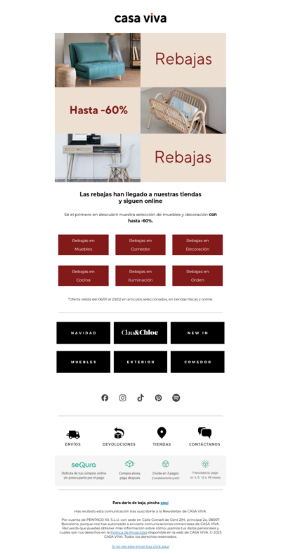 Las REBAJAS siguen online y han llegado a tienda 📍