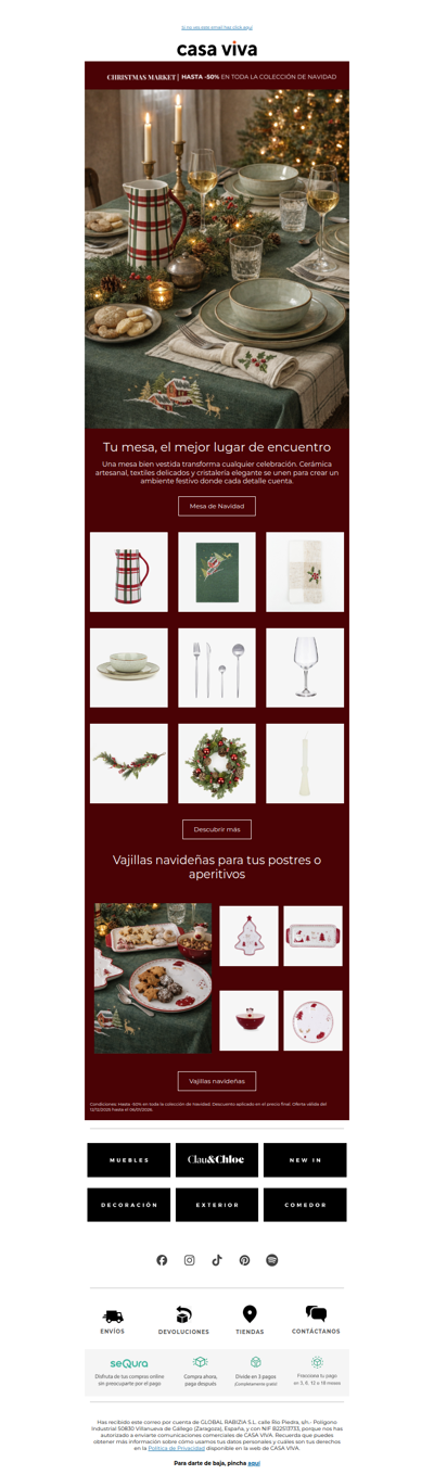 La mesa perfecta para esta Navidad ✨