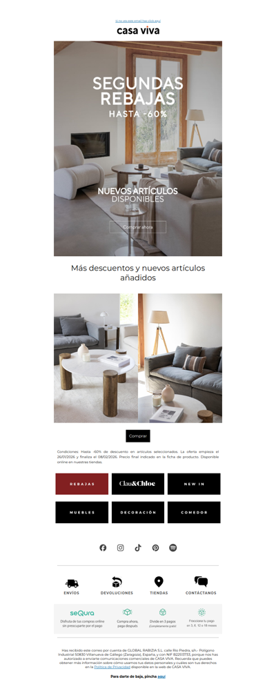 Más descuentos y nuevos artículos añadidos | Rebajas