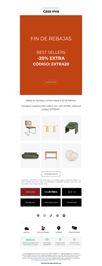 Best Sellers con -20% EXTRA