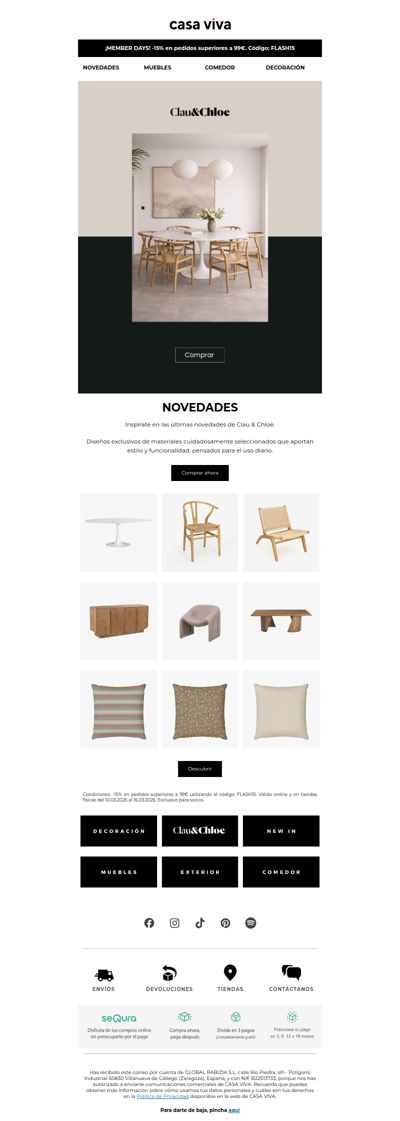 NEW IN: Diseños de Clau&Chloe que marcan la temporada