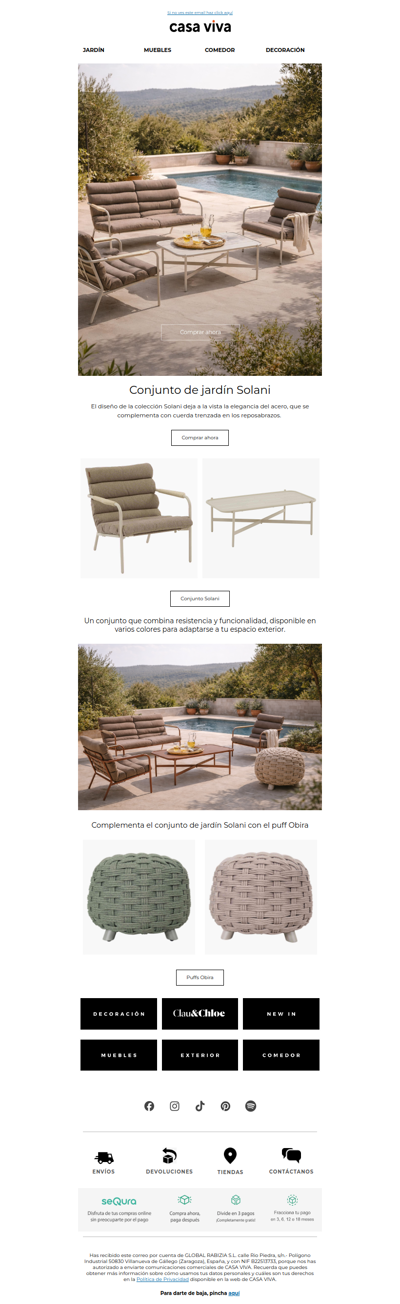 Este conjunto es para tu jardín