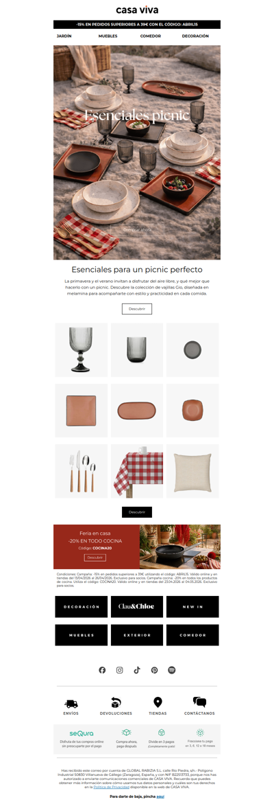 Tus esenciales para un día de picnic