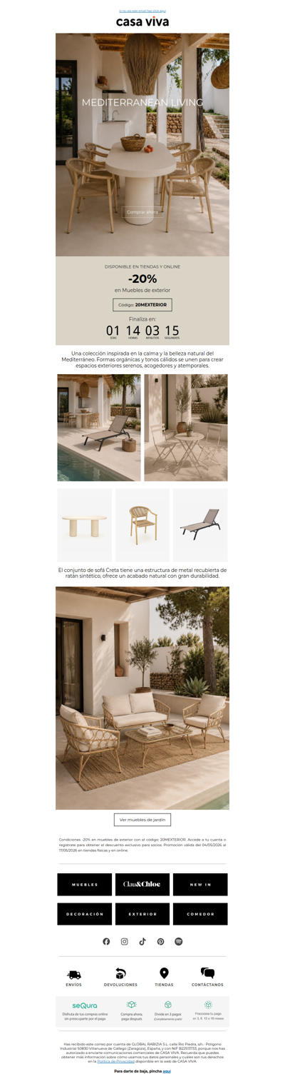 Mediterranean Living | Colección de jardín