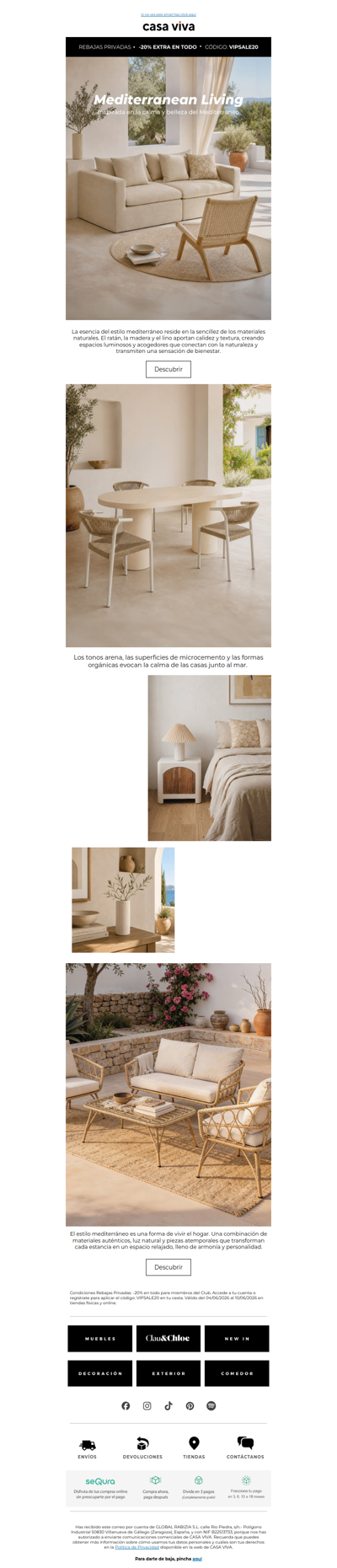 El encanto del estilo Mediterráneo en tu casa