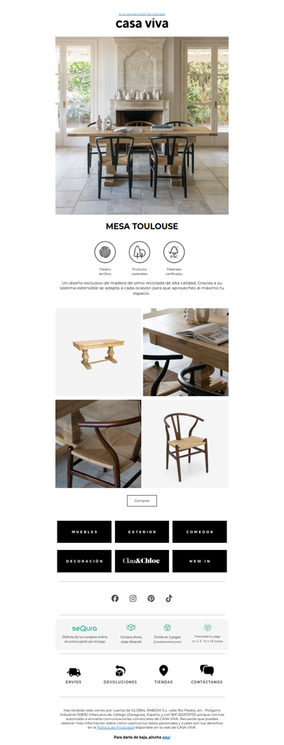 La mesa extensible que necesitas
