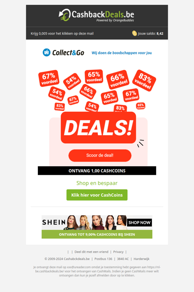 Ontdek de beste deals bij Collect & Go!