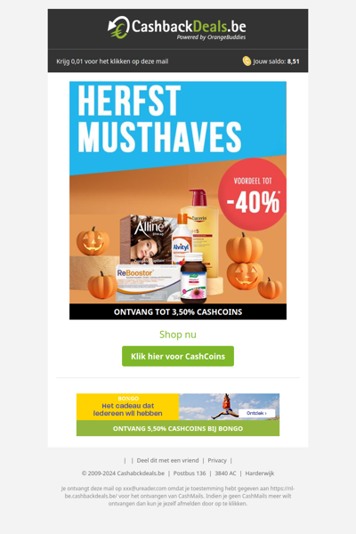 Herfst Must-Haves: Nu met kortingen tot 60%!