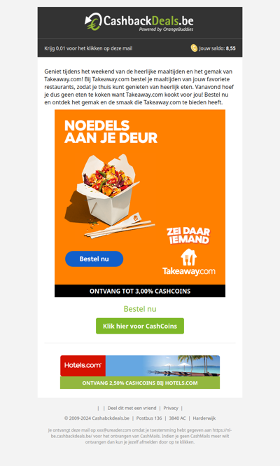 Takeaway.com kookt vanavond voor jou!