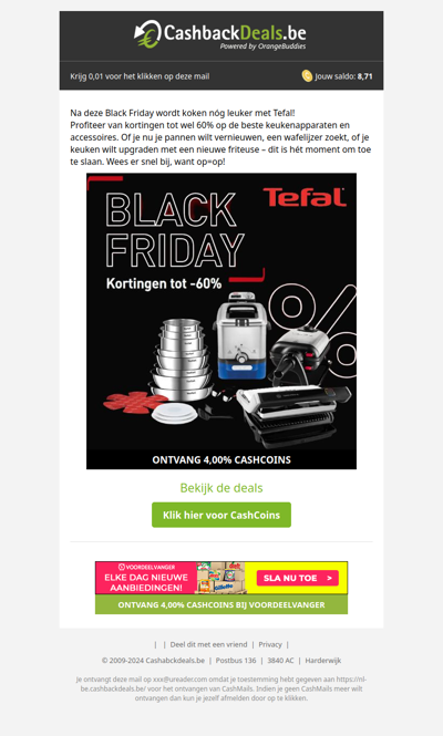 Tot -60% op je favoriete Tefal-producten – alleen deze Black Friday!