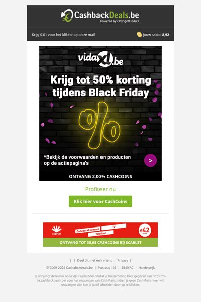 Krijg tot 50% korting tijdens Black Friday