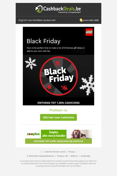 Geniet van de kortingen tijdens de Black friday!