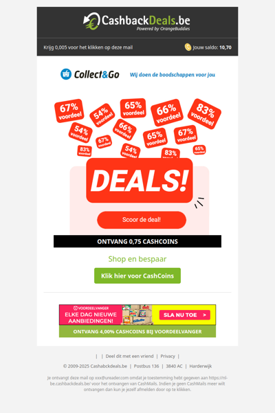 Ontdek de beste deals bij Collect & Go!