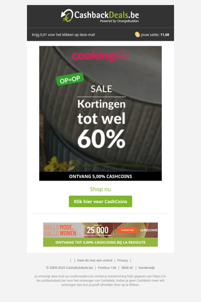 SALE tot wel 60% korting