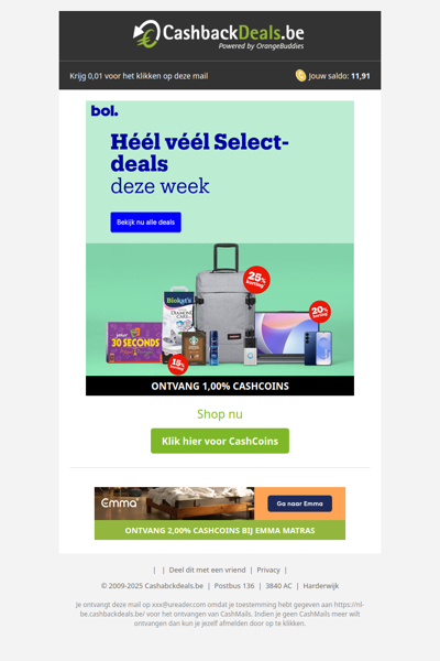 Heel veel select-deals deze week!