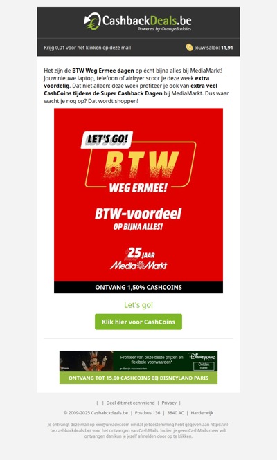 Nu bij MediaMarkt BTW Weg Ermee op écht bijna alles.