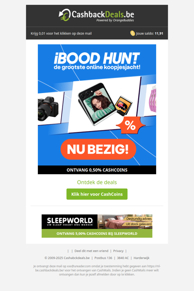 De iBOOD Hunt is begonnen!