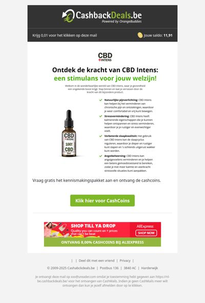 Ontdek de kracht van CBD Intens!